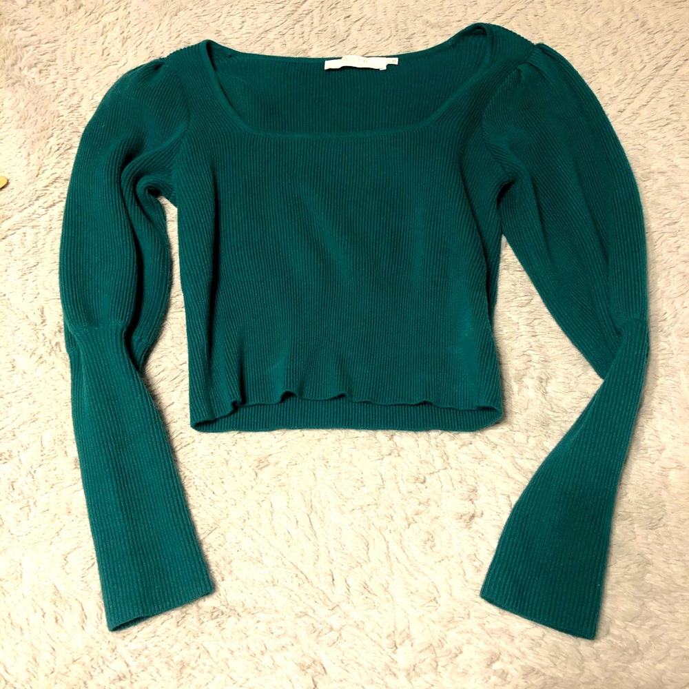 Astr The Label Emerald Green Sweater